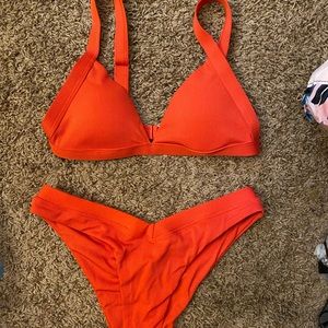 Red shein bikini. Never worn